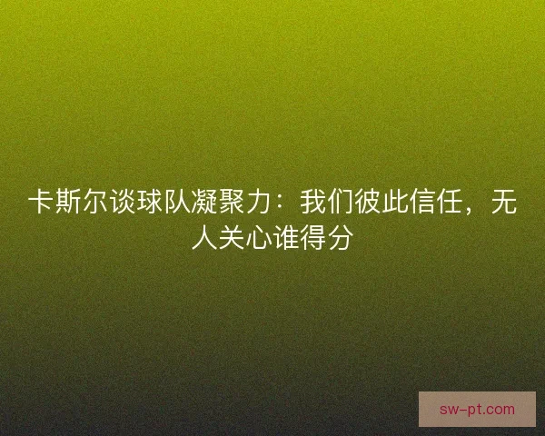 卡斯尔谈球队凝聚力:我们彼此信任,无人关心谁得分 卡斯尔谈球队凝聚力:我们彼此信任,无人关心谁得分
